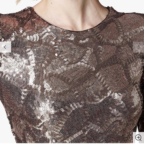 Karen Millen Gold Sequined Dress✨ - Picture 2 of 8